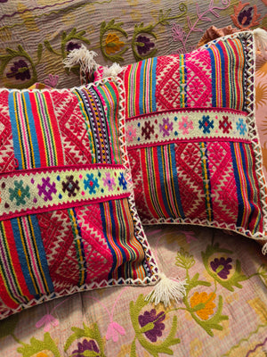 Vintage Andina Aguayo Cushion Covers