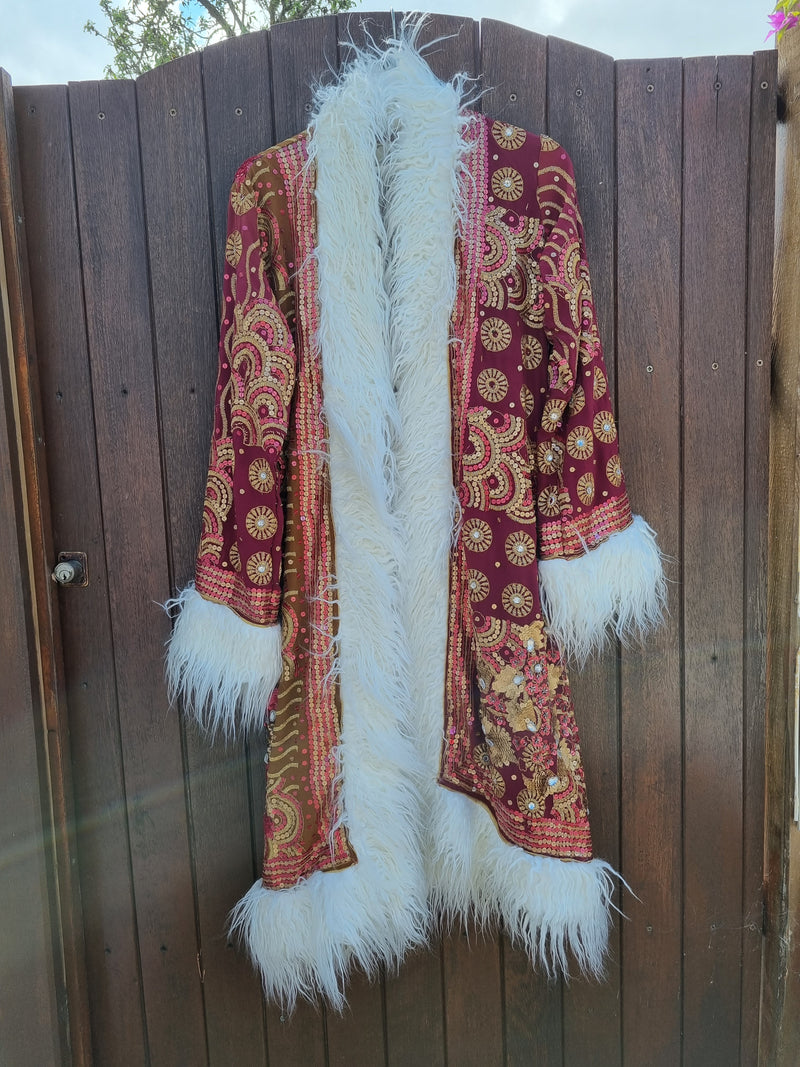 Bohemian coat • Patchwork • one size (S/M/L)