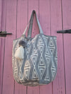 SUSU XL BAG • PYRAMIDS in GREY