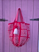 SUSU XL BAG • LABYRINTH in RED