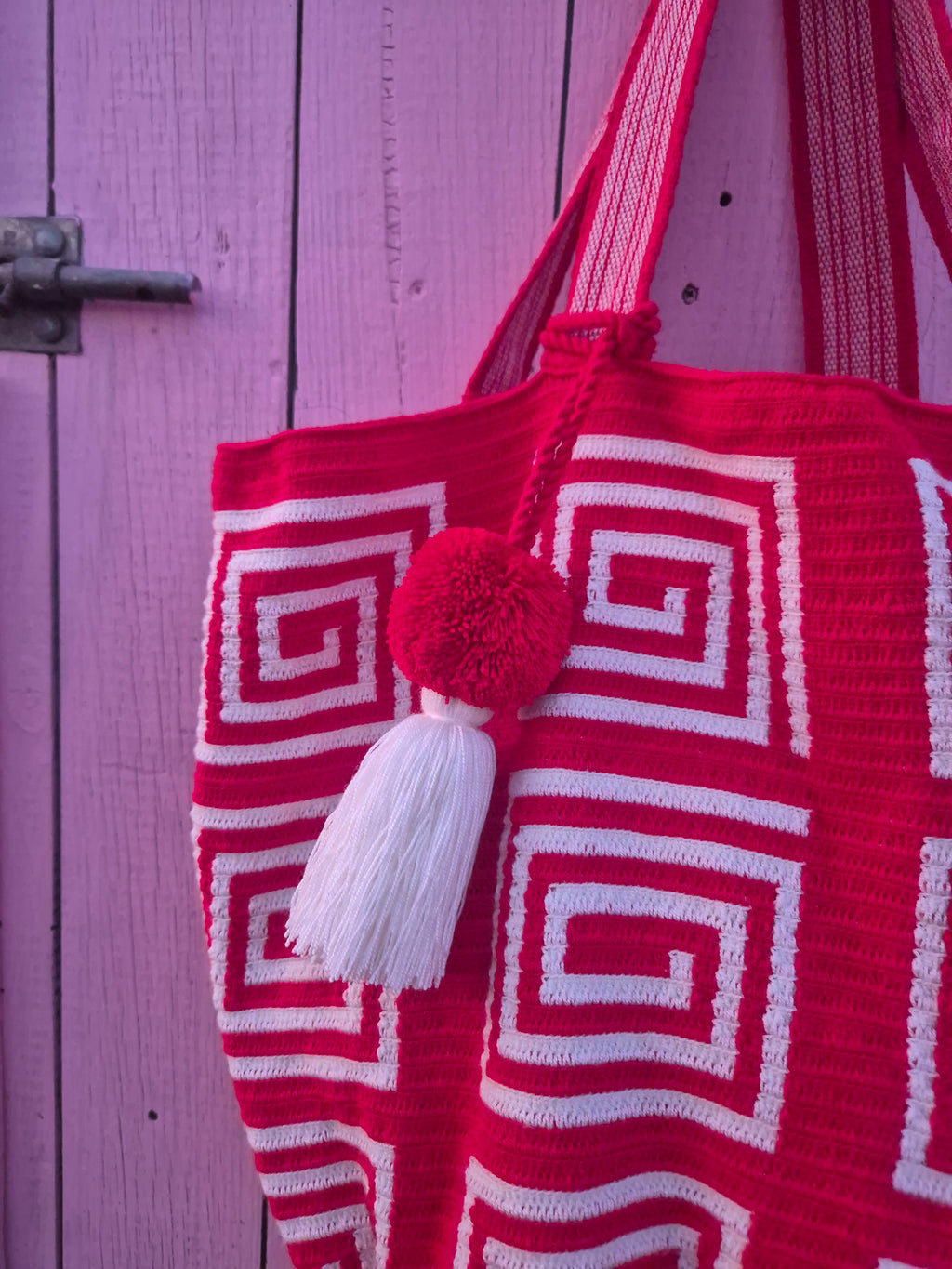 SUSU XL BAG • LABYRINTH in RED