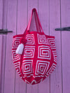 SUSU XL BAG • LABYRINTH in RED