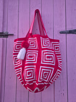 SUSU XL BAG • LABYRINTH in RED