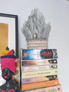 Feather Crown • pink/grey or black