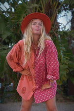 La Fairý • Cotton blockprint shirt/dress • one size • THE POPULAR