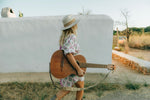 La Fairý • Cotton blockprint shirt/dress • one size • WHITE/LILA