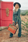 CUSCO bag • Colourful Stripes • two different sides