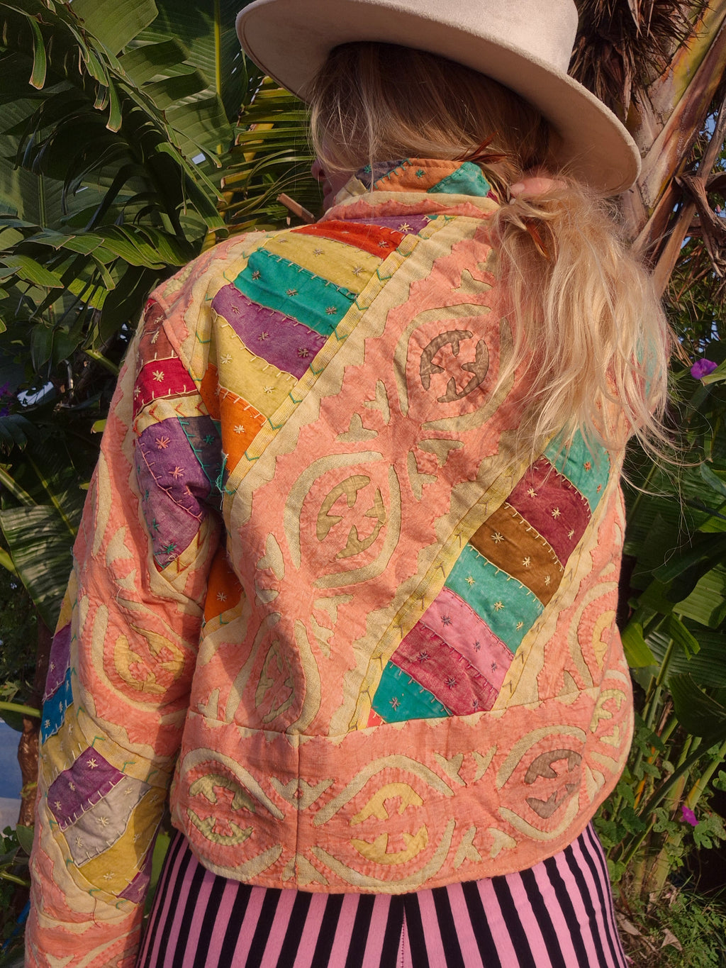 Colourful jacket • Patchwork • Jungle inside • XS/S/M